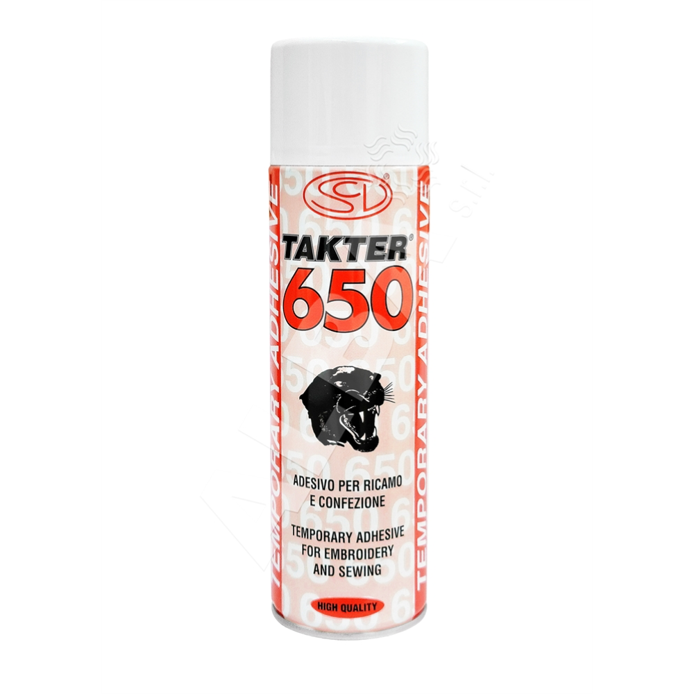 Spray Takter adesivo temporaneo per ricamo e confezione 500ml