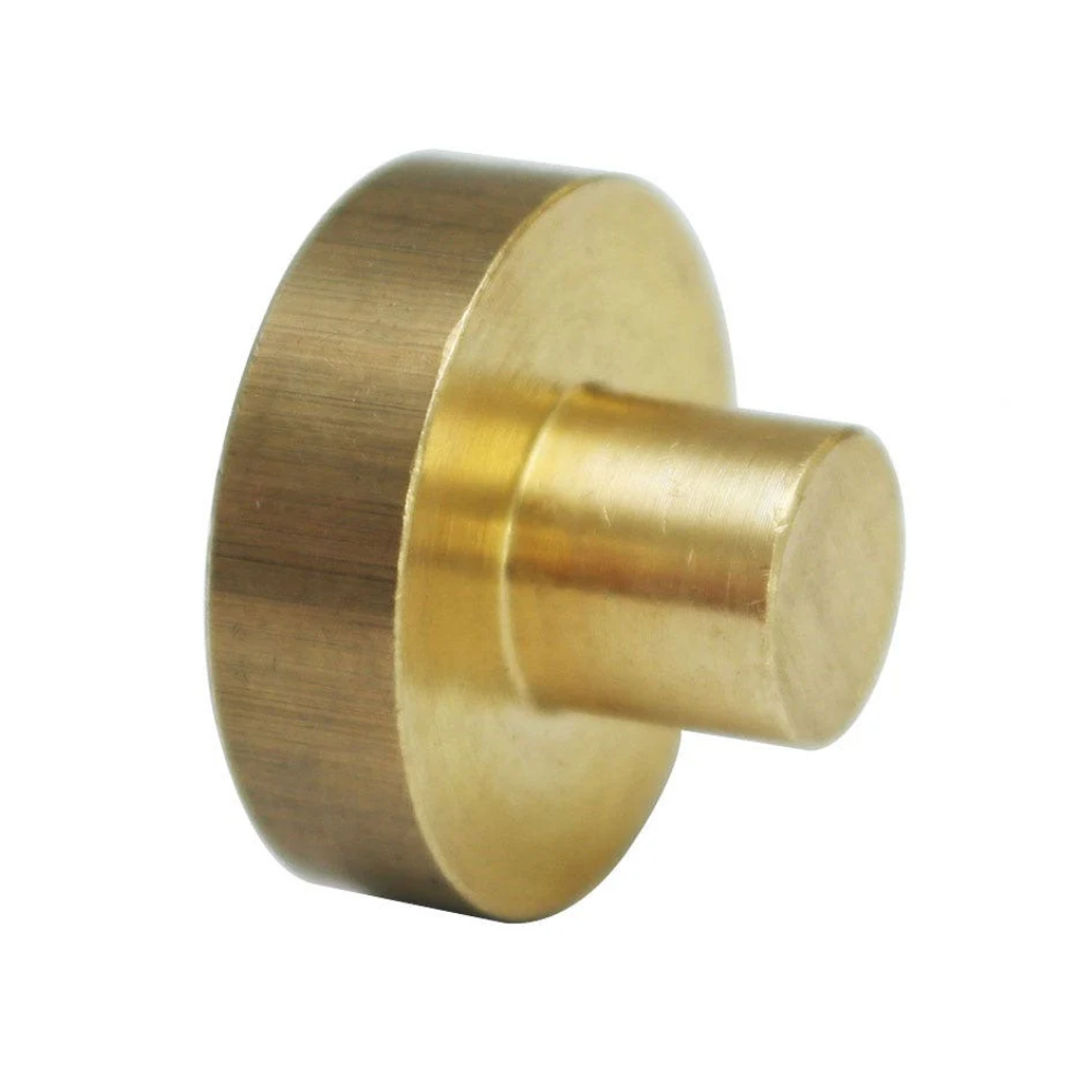 Base ottone grande diametro 28/12mm per torchietto manuale