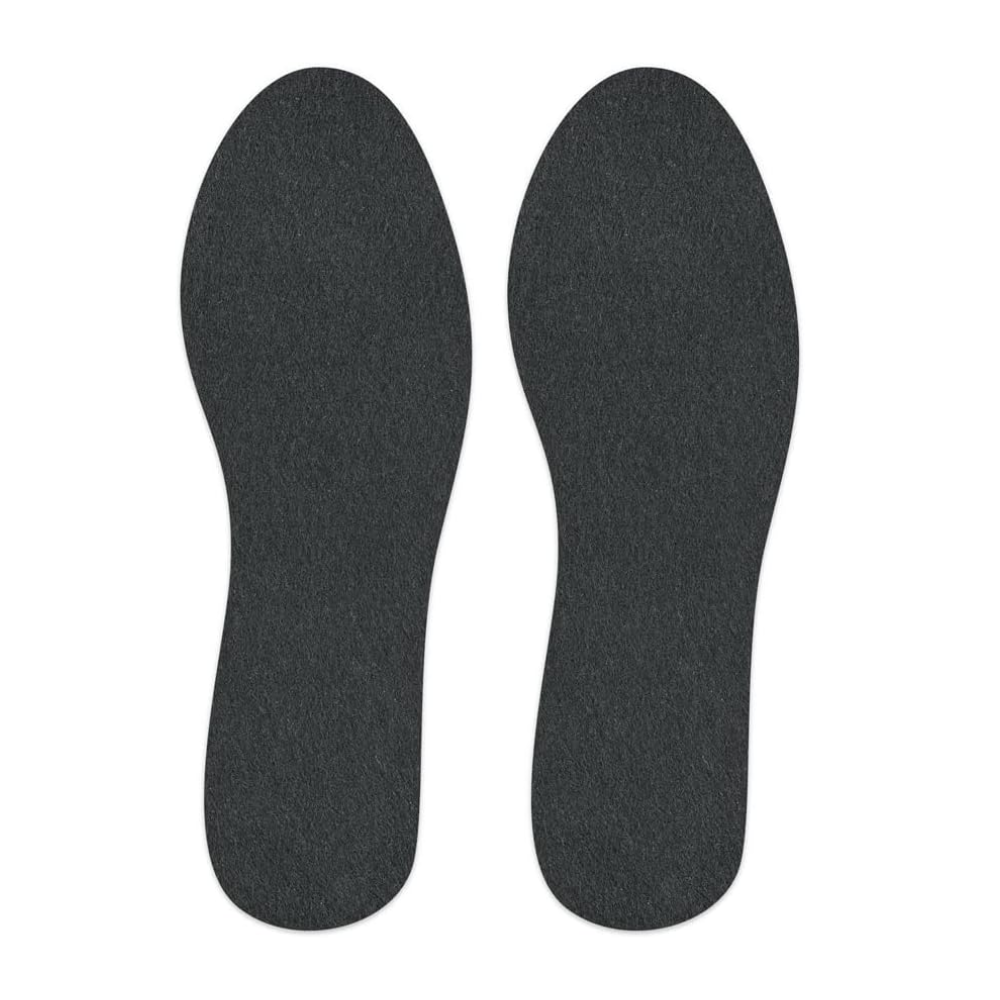 Solette anatomiche ortopediche in velluto nero. Ritagliabile dal 34 al 45
