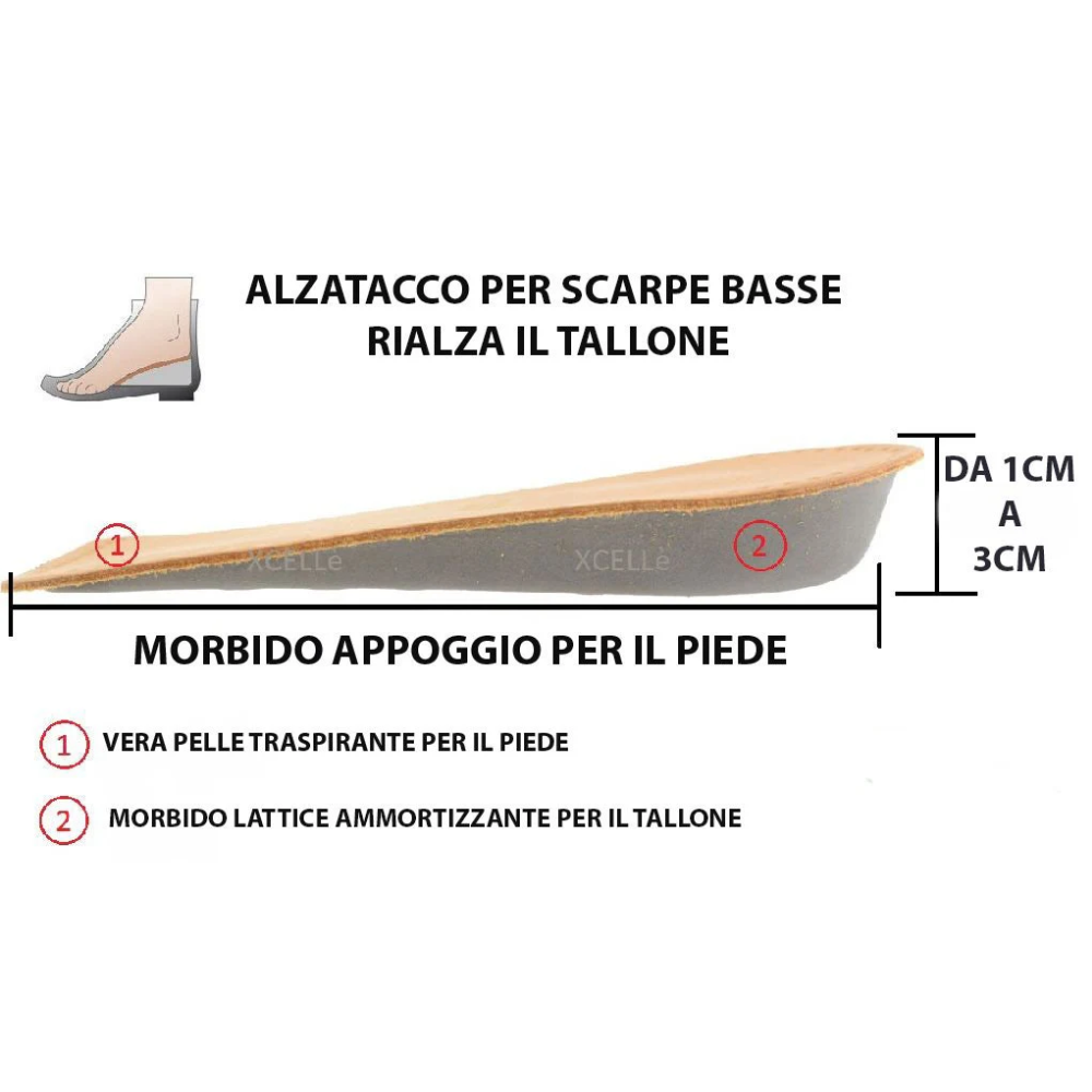 Alzatacco Easy Morbido da Scarpe Ortopedico