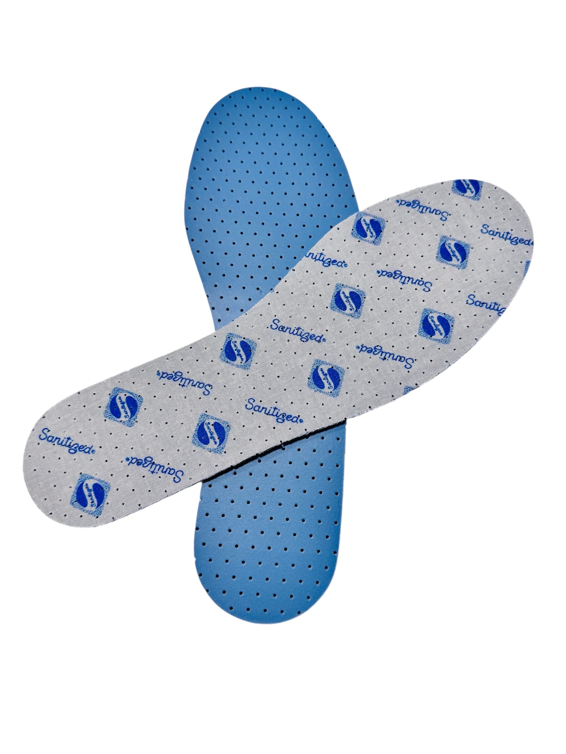 Solette Sanitized in lattice naturale con funzione igienica per una piacevole sensazione di freschezza nelle scarpe