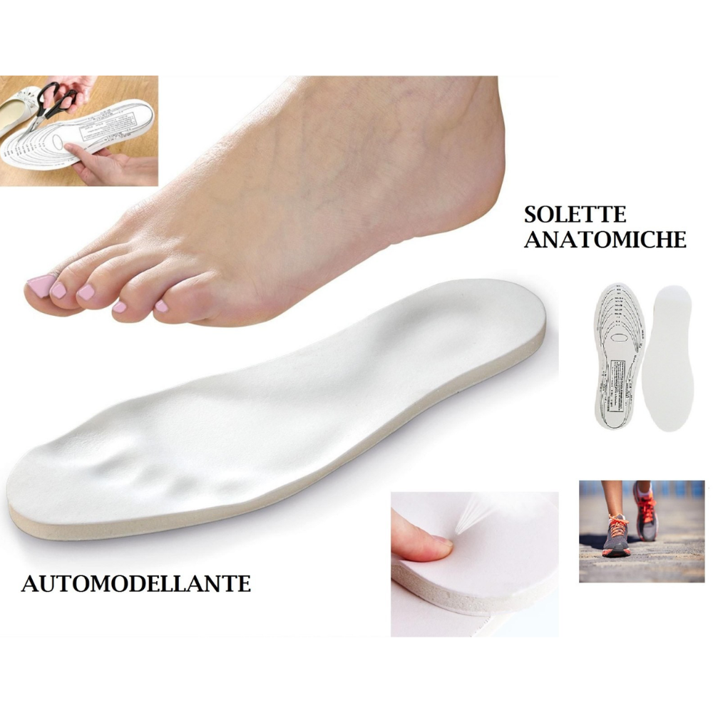 Solette Farma+line in memory soft universali automodellante multitaglia 35/45
